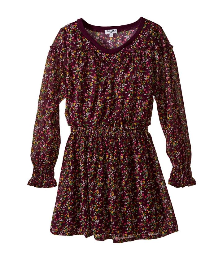Splendid Littles - Print Crinkle Chiffon Dress