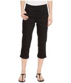 Fdj French Dressing Jeans - D-lux Denim Pull-on Capris In Ebony