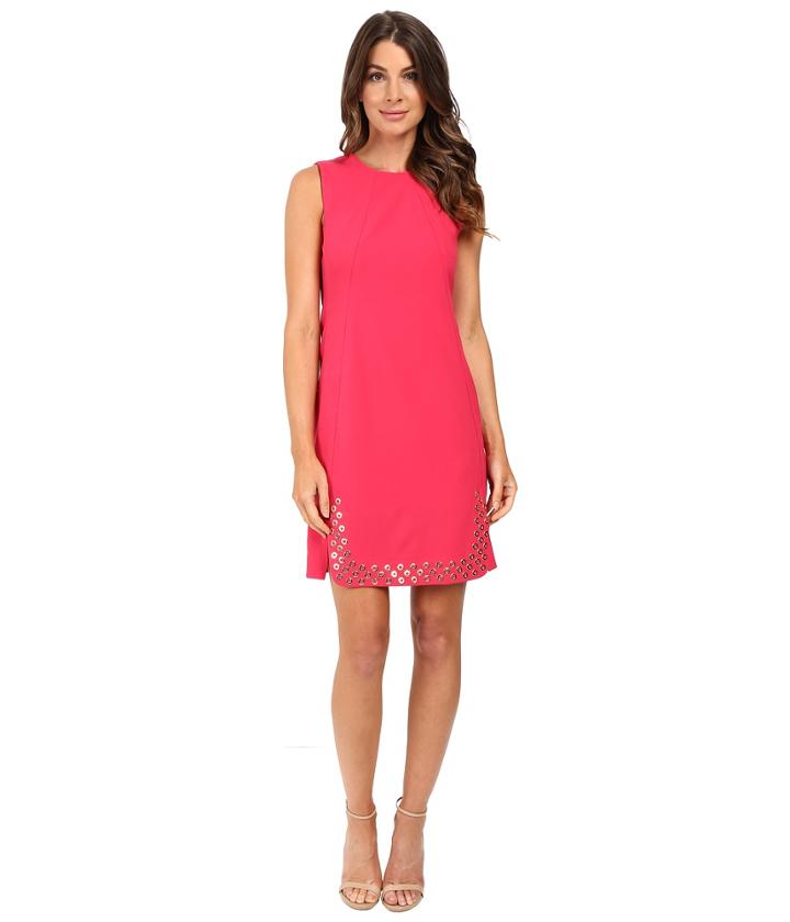 Calvin Klein - Shift Dress At Grommet Detail Cd5x1p7p