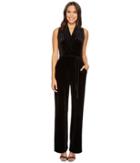 Vince Camuto - Velvet Gathered Surplice Bodice Jumpsuit