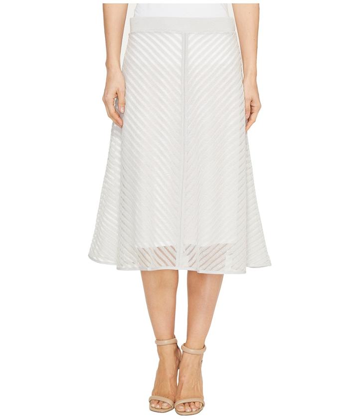 Nic+zoe - Sheer Stripe Skirt