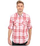 True Grit - Beachhouse Plaid Combed Cotton And Vintage Wash Long Sleeve Shirt