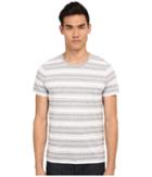 Vince - Short Sleeve Jaspe Stripe Crew Neck T-shirt