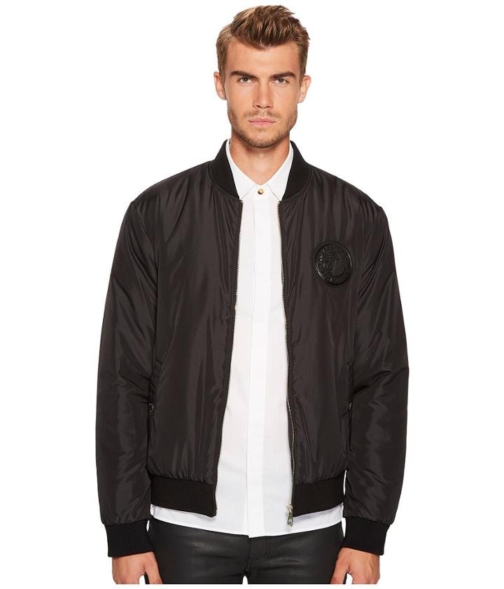 Versace Collection - Logo Patch Bomber Jacket