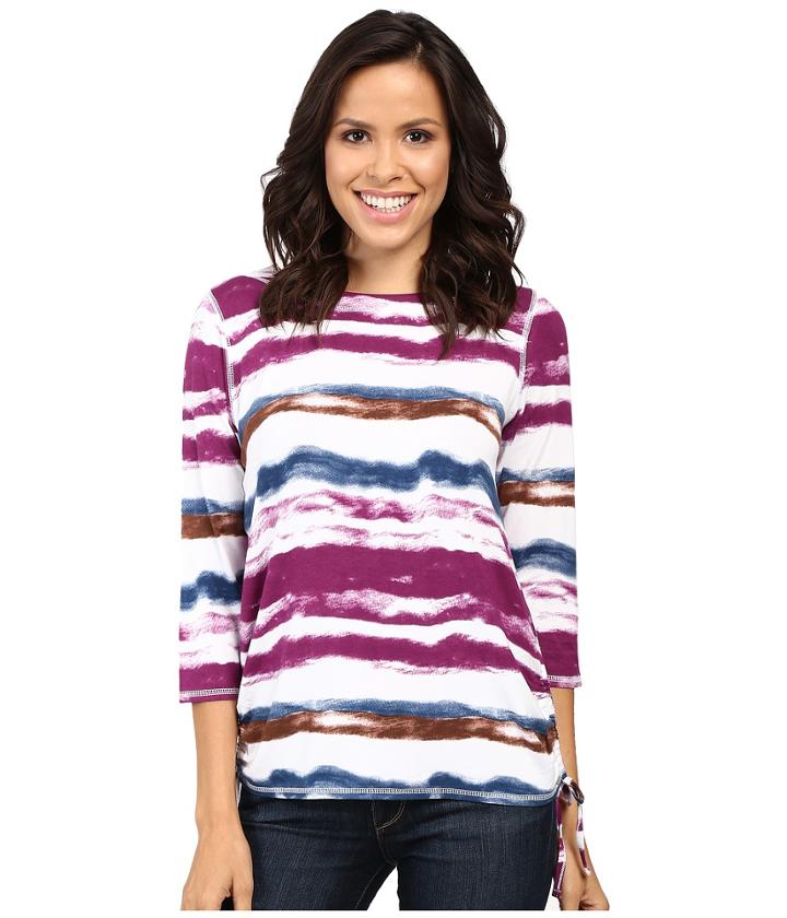 Fdj French Dressing Jeans - Water Color Stripe Top