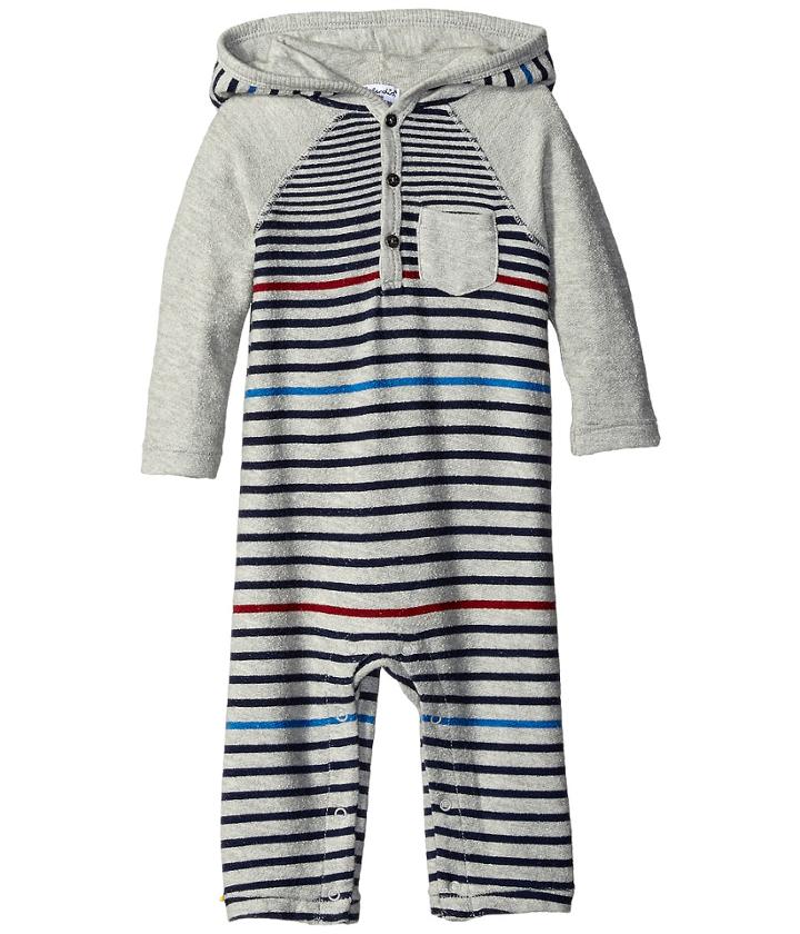 Splendid Littles - Reverse French Terry Print Stripe Romper