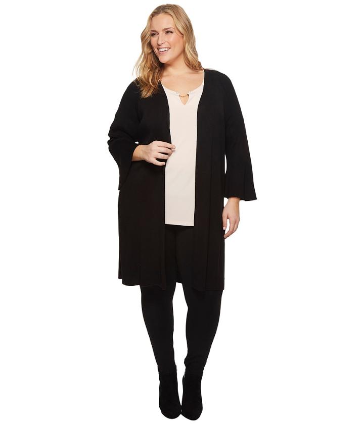 Calvin Klein Plus - Plus Size Long Flare Sleeve Cardigan
