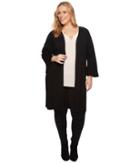 Calvin Klein Plus - Plus Size Long Flare Sleeve Cardigan