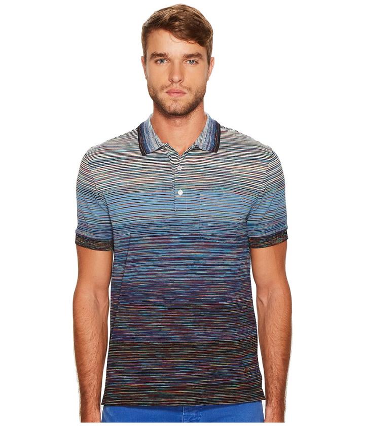 Missoni - Mare Jersey Pique Rigato Polo