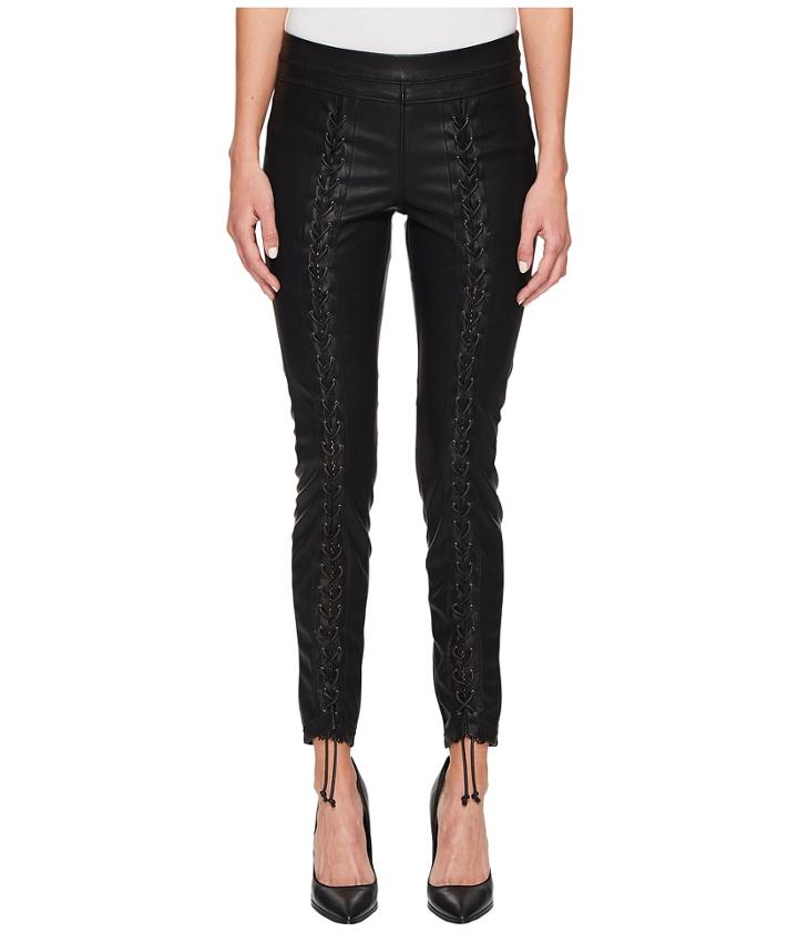 Blank Nyc - Vegan Leather Lace-up Skinny In Easy Street