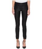Blank Nyc - Vegan Leather Lace-up Skinny In Easy Street