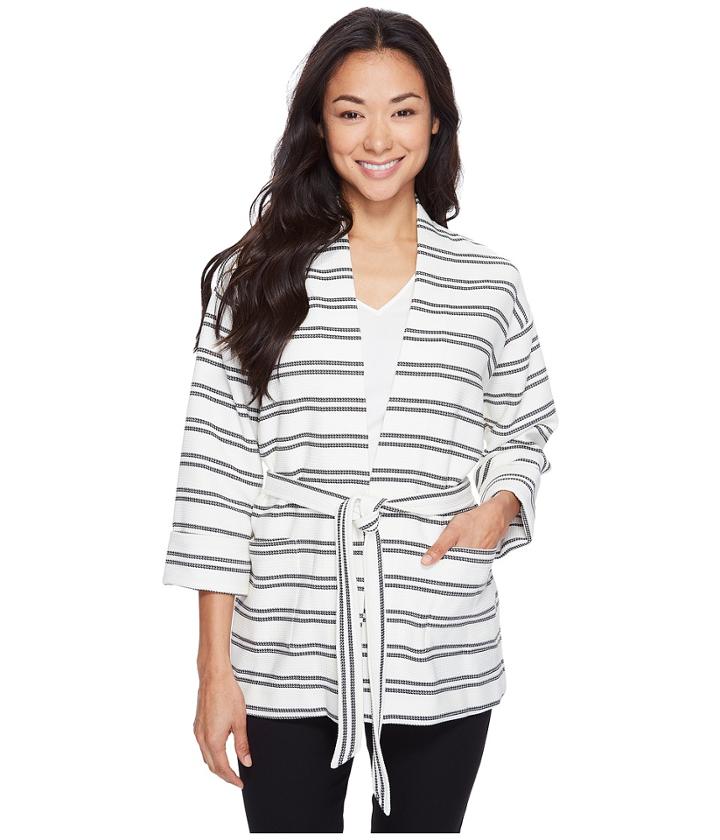 Ivanka Trump - Striped Jacket With Self Tie