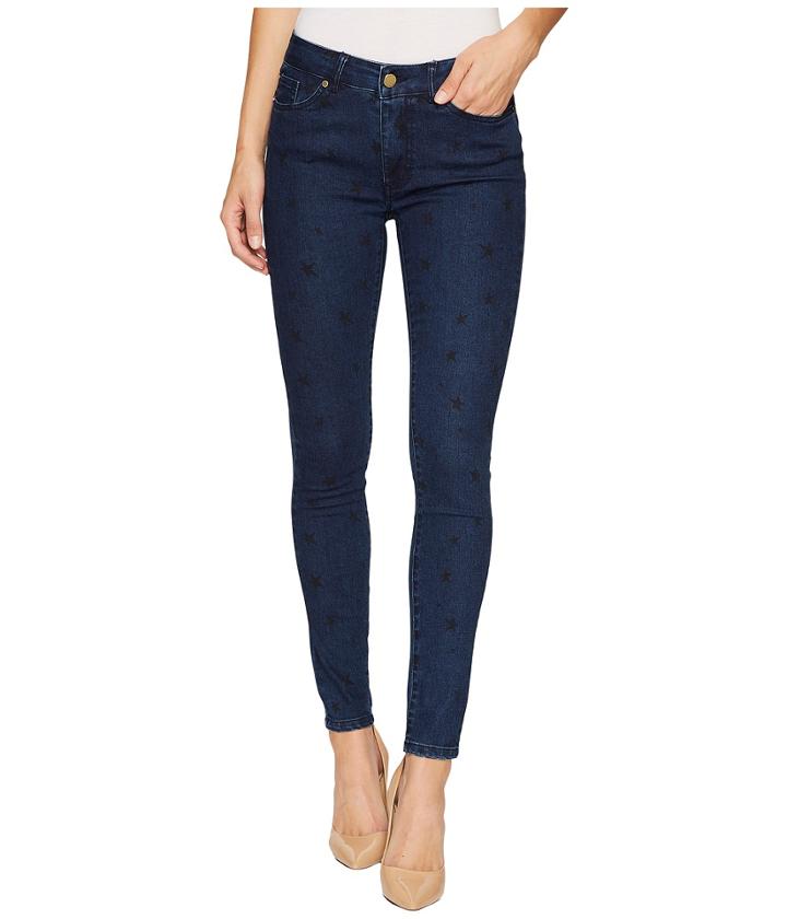 Ivanka Trump - Woven Denim Pants In Authentic Blue