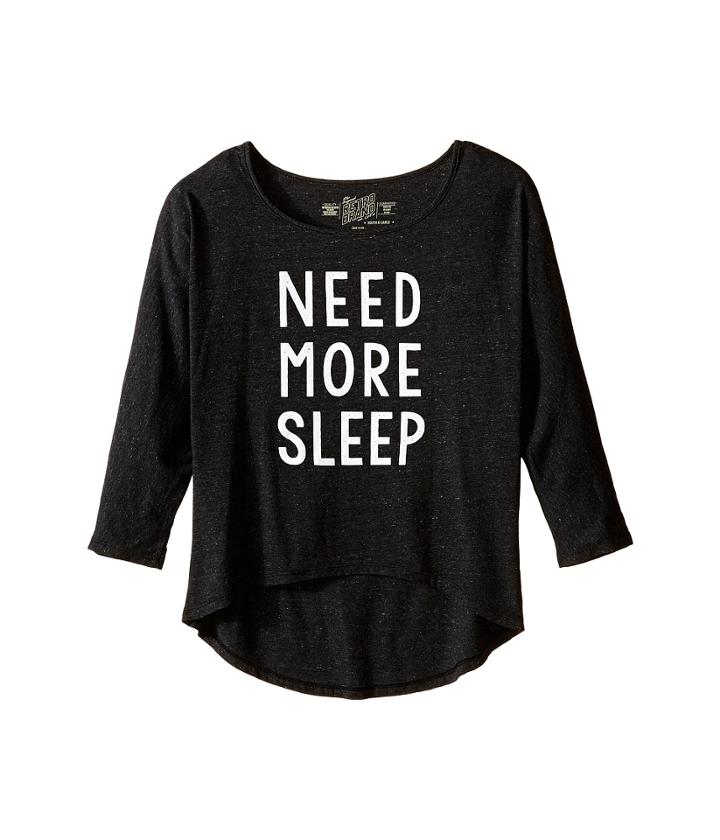 The Original Retro Brand Kids - Need More Sleep Tri-blend Dolman