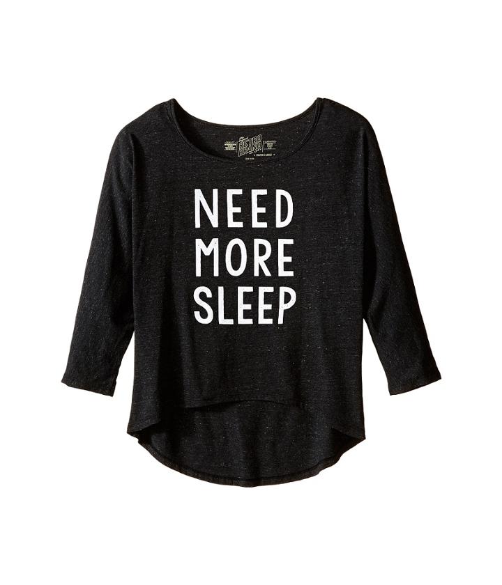 The Original Retro Brand Kids - Need More Sleep Tri-blend Dolman