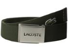 Lacoste - L.12.12 Textile Signature Croc Logo Belt