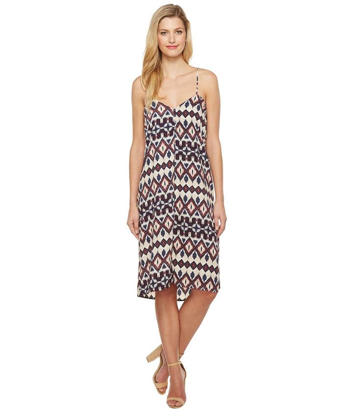 Brigitte Bailey - Lovis Spaghetti Strap Tribal Print Maxi Dress