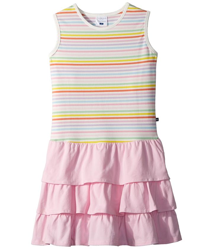 Toobydoo - Rainbow Ruffle Tank Dress