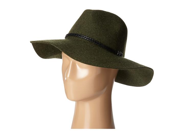 San Diego Hat Company - Wfh8017 Floppy With Pinch Crown And Double Wrapped Faux Fur Leather Band