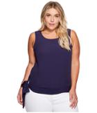 B Collection By Bobeau Curvy - Plus Size Marlowe Woven Blouse With Side Tie