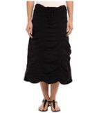 Xcvi - Stretch Poplin Double Shirred Panel Skirt