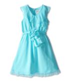 Us Angels - Sleevless Wrap Front W/ Full Skirt