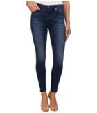 7 For All Mankind - Midrise Ankle Skinny W/ Contour Waistband In Slim Illusion Luxe Medium Heritage