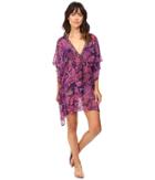Tommy Bahama - Jacobean Tunic Cover-up With Tassels