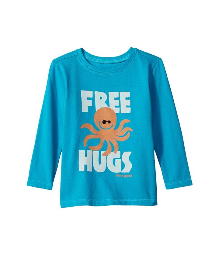 Life Is Good Kids - Free Hugs Long Sleeve Crusher Tee