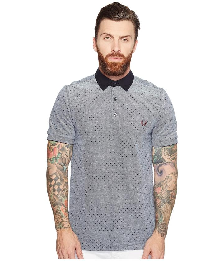 Fred Perry - Polka Dot Oxford Pique Shirt