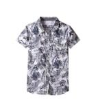 Pumpkin Patch Kids - Palm Print Short Sleeve Shirt