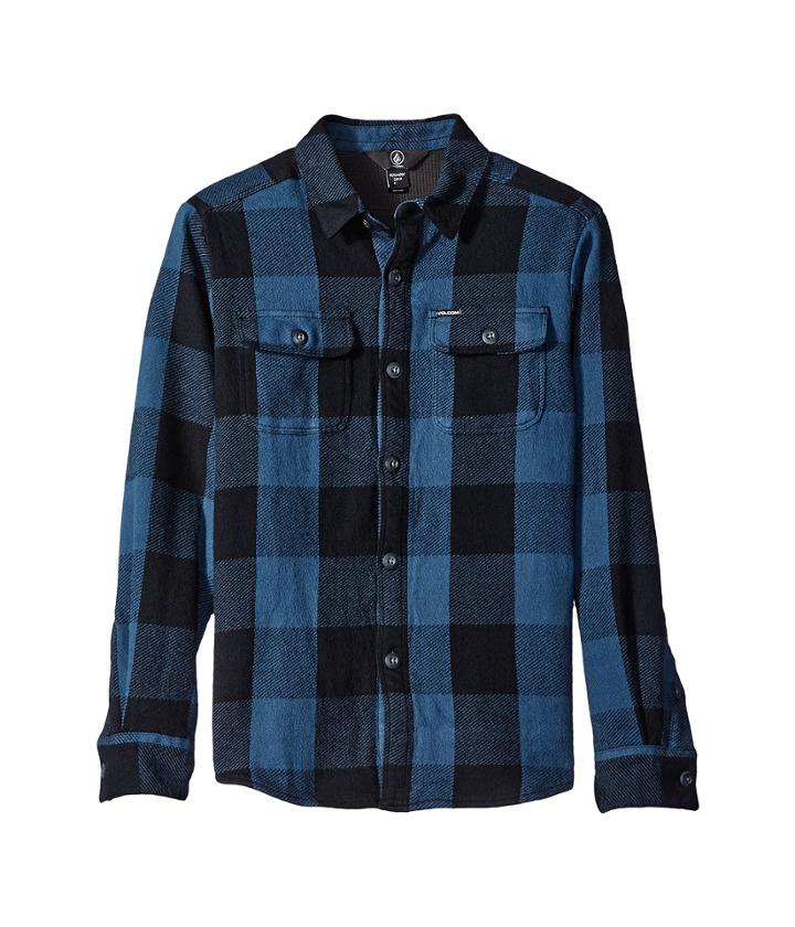 Volcom Kids - Enders Flannel Long Sleeve Shirt