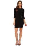 Jessica Simpson - 3/4 Sleeve Dress With Side Ruche Detail Js6d8648
