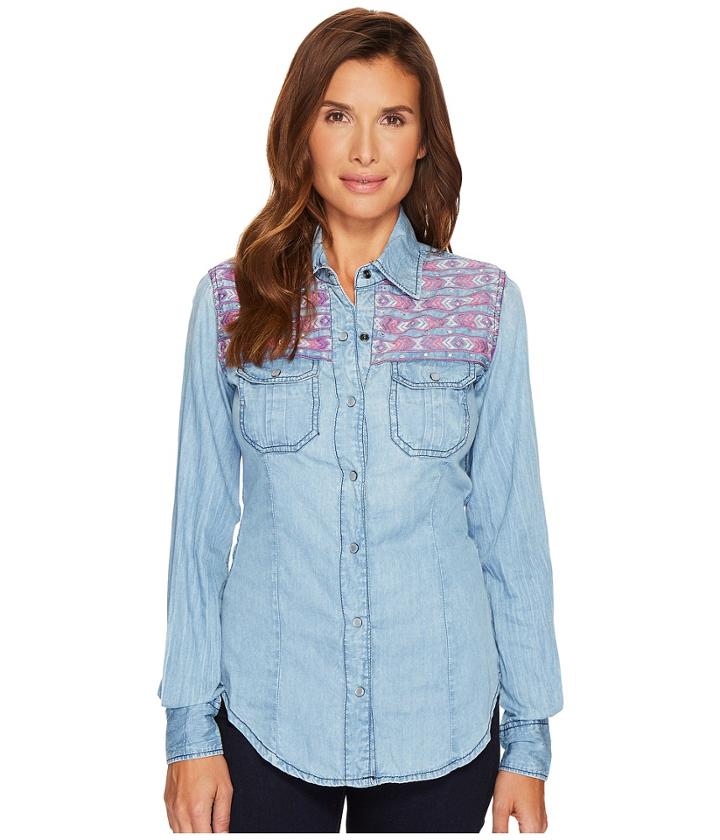 Rock And Roll Cowgirl - Long Sleeve Snap B4s3187