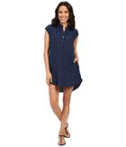 Allen Allen - Stripe Linen Dress