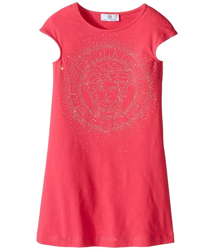 Versace - Dress With Medusa Logo Stone Design