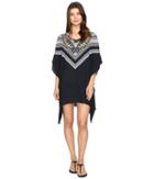 Red Carter - Feather Warrior Rayon Tunic Cover-up