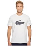 Lacoste - Short Sleeve Jersey Tee W/ Big Ton On Ton Croc Printed