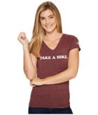 The North Face - Short Sleeve Take A Hike V-neck Tri-blend Tee