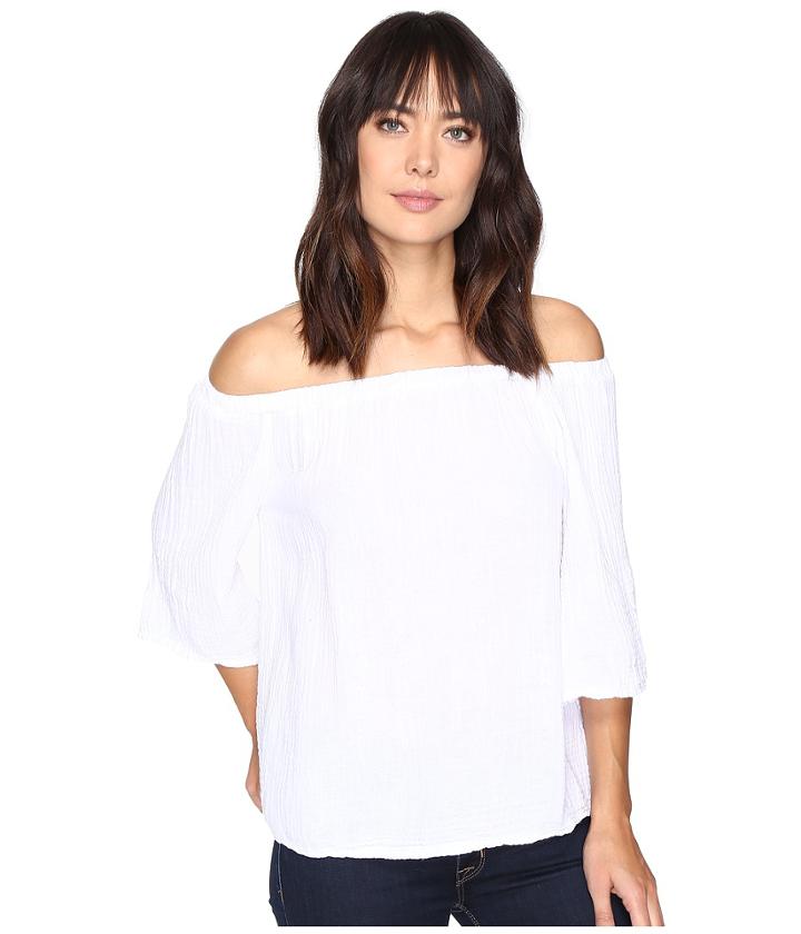 Michael Stars - Double Gauze Off Shoulder Top
