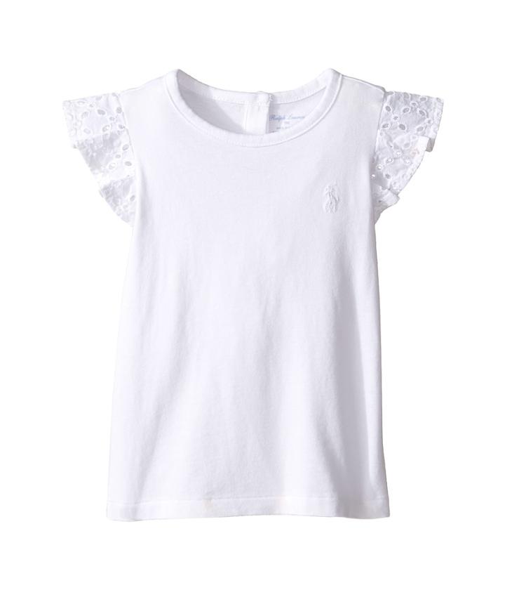 Ralph Lauren Baby - Cotton Jersey Flutter Top