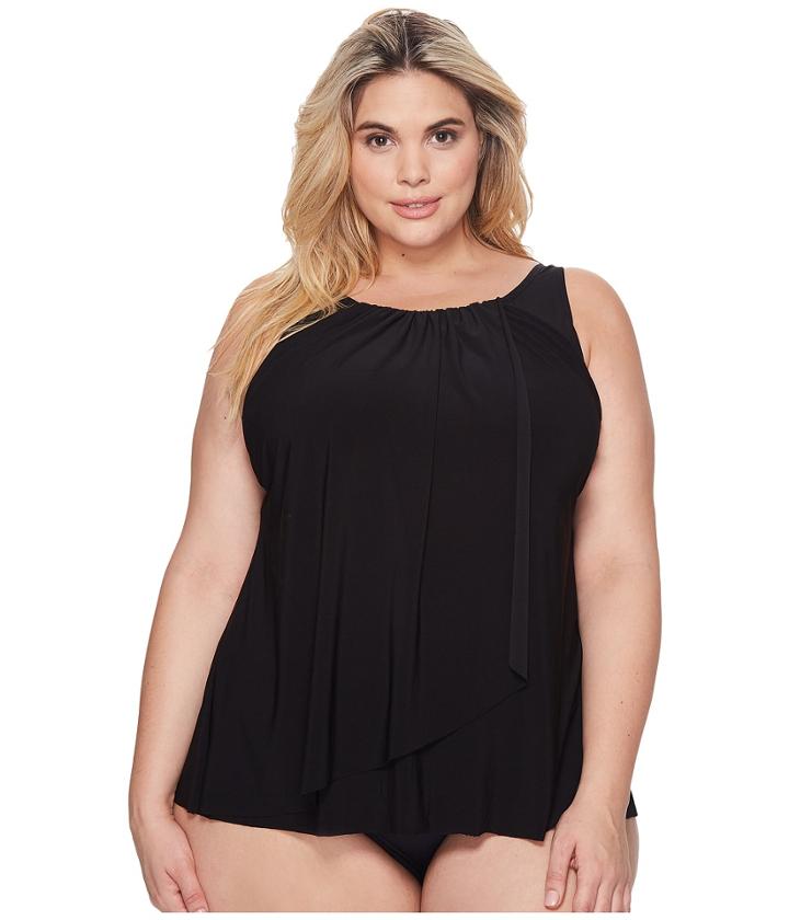 Miraclesuit - Plus Size Solid Mariella Top
