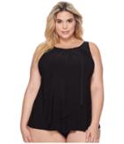 Miraclesuit - Plus Size Solid Mariella Top