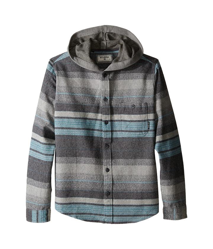 Billabong Kids - Horizon Long Sleeve Button Up Shirt