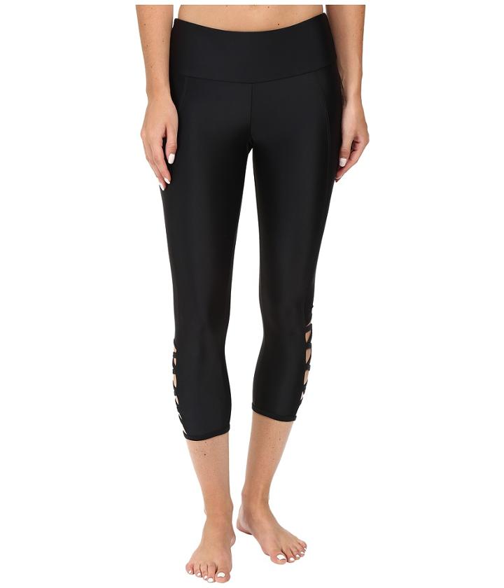 Onzie - Black Weave Capris
