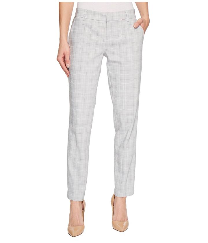 Liverpool - Kelsey Straight Leg Trousers In Novelty Print Comfort Stretch Knit In Misty Grey