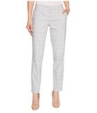 Liverpool - Kelsey Straight Leg Trousers In Novelty Print Comfort Stretch Knit In Misty Grey