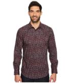 Perry Ellis - Long Sleeve Levels Button Down Shirt