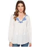 Jag Jeans - Elliot Shirt W/ Embroidery In White