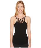 Hard Tail - Front Lace Low Back Tank W/ Bra